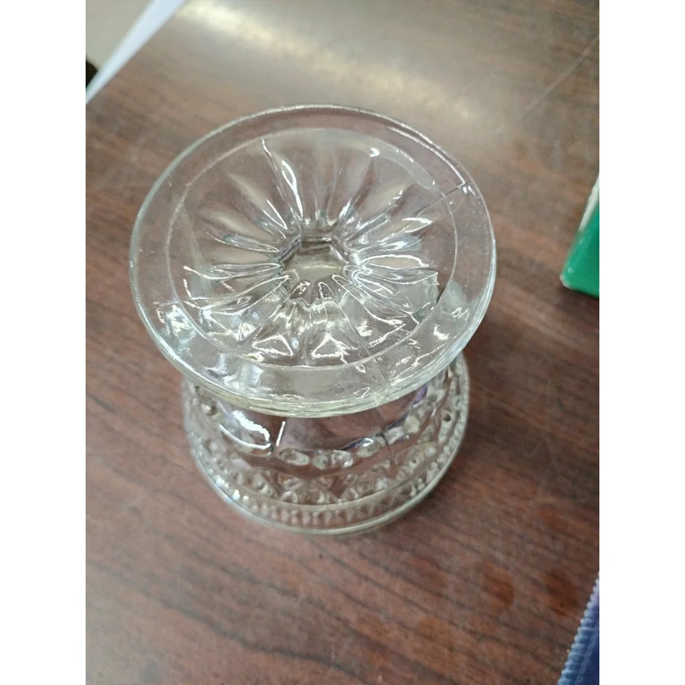 Vintage Anchor Hocking Wexford Clear Glass Champagne Sherbet Goblet 3 5/8
